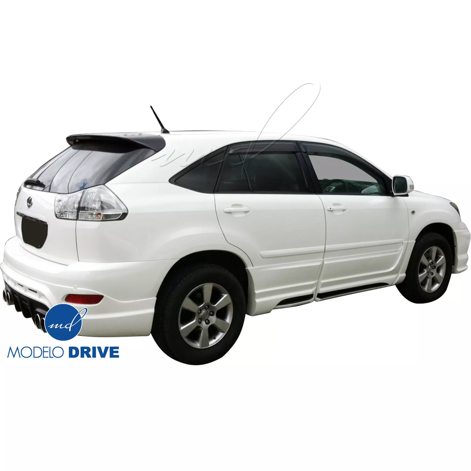 ModeloDrive FRP WAL BISO Side Skirts & Door Caps 6pc > Lexus RX-Series RX350 RX450 2010-2013 - Image 3