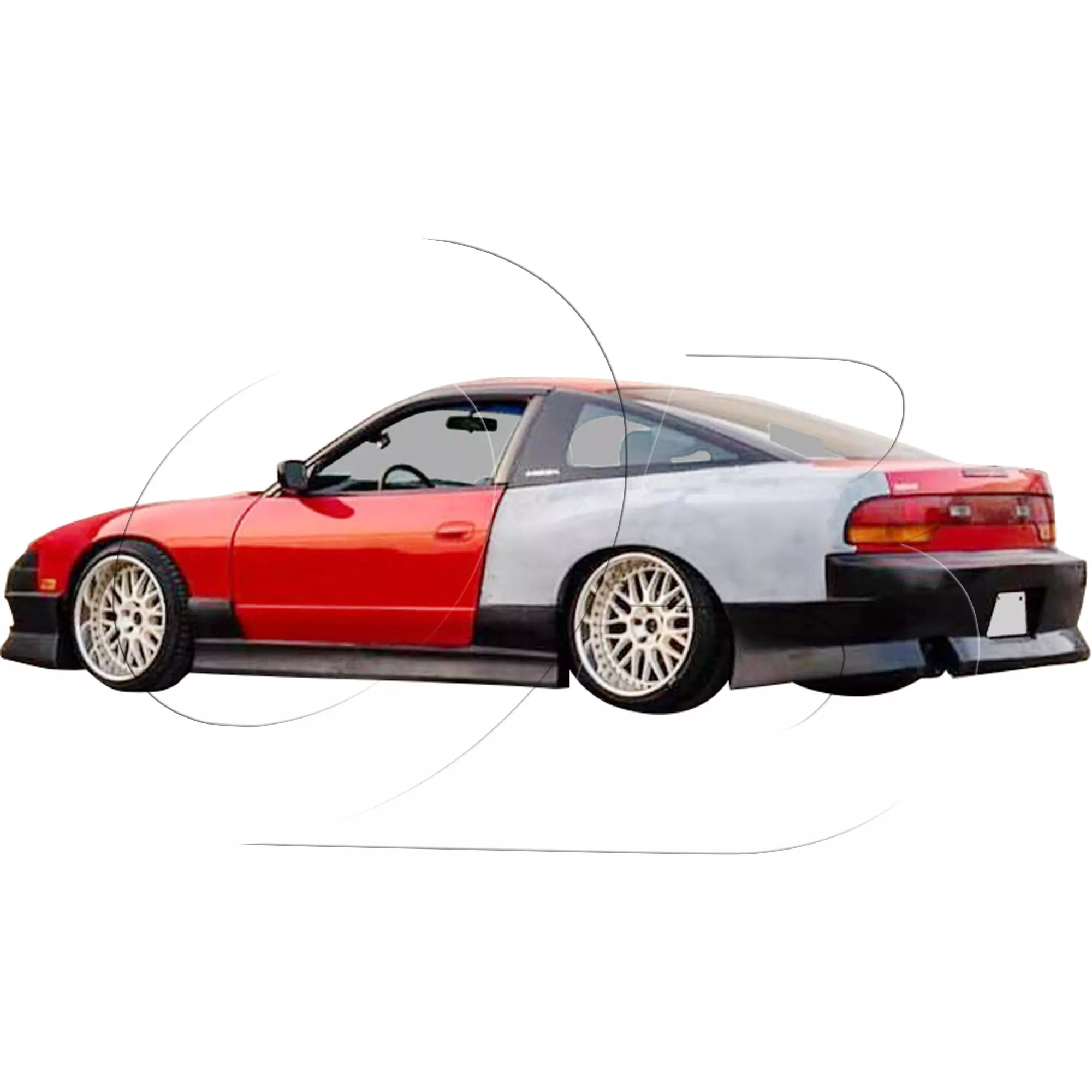 KBD Urethane Bsport2 Style 4pc Full Body Kit > Nissan 240SX 1989-1994 > 2dr Coupe - Image 51