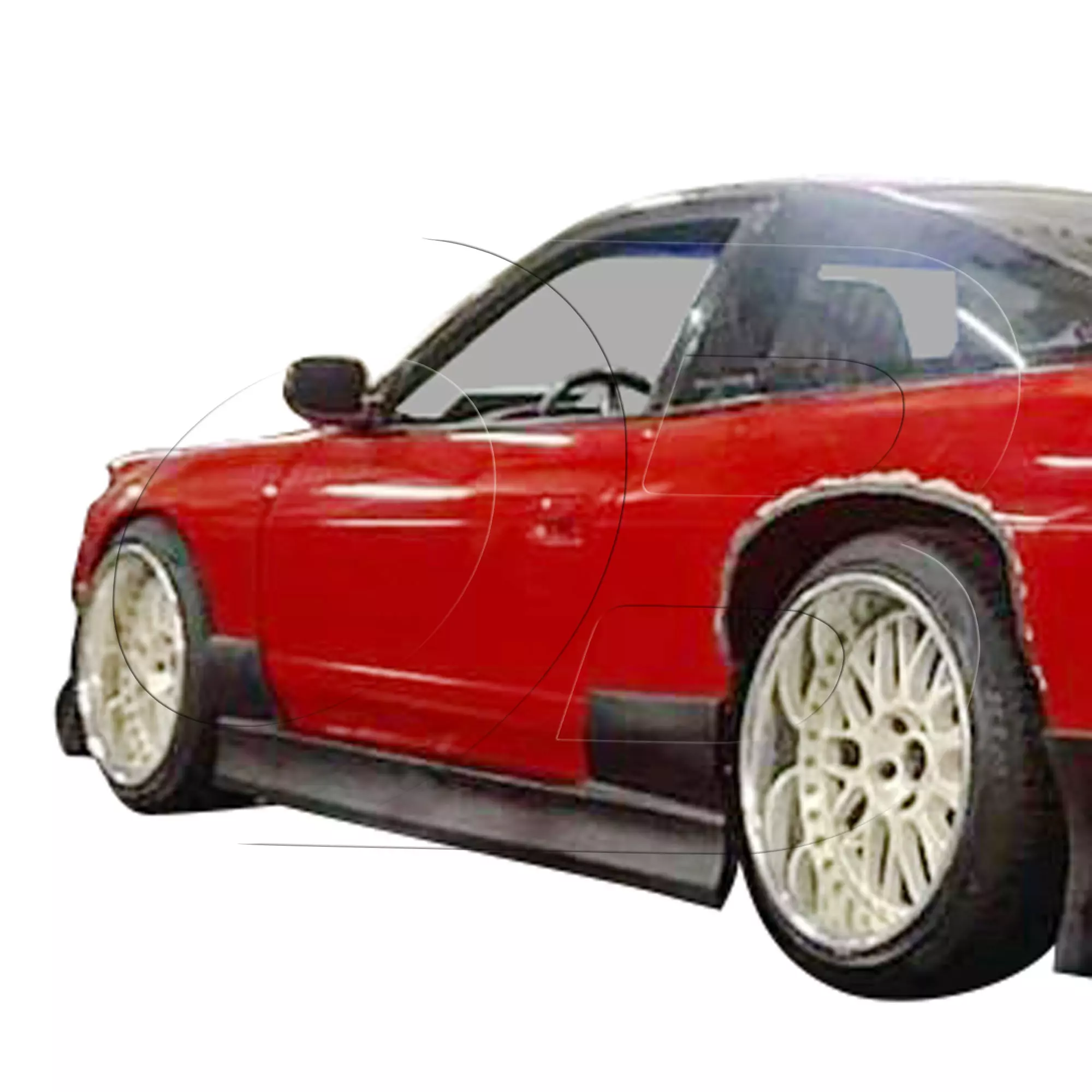 KBD Urethane Bsport2 Style 4pc Full Body Kit > Nissan 240SX 1989-1994 > 2dr Coupe - Image 52
