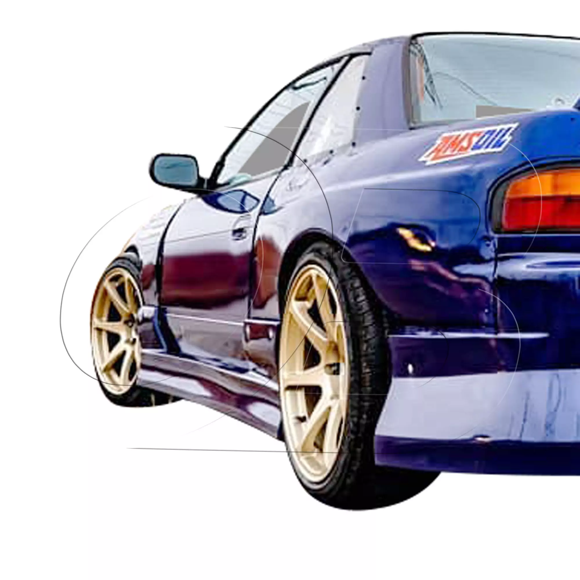KBD Urethane Bsport2 Style 4pc Full Body Kit > Nissan 240SX 1989-1994 > 2dr Coupe - Image 54