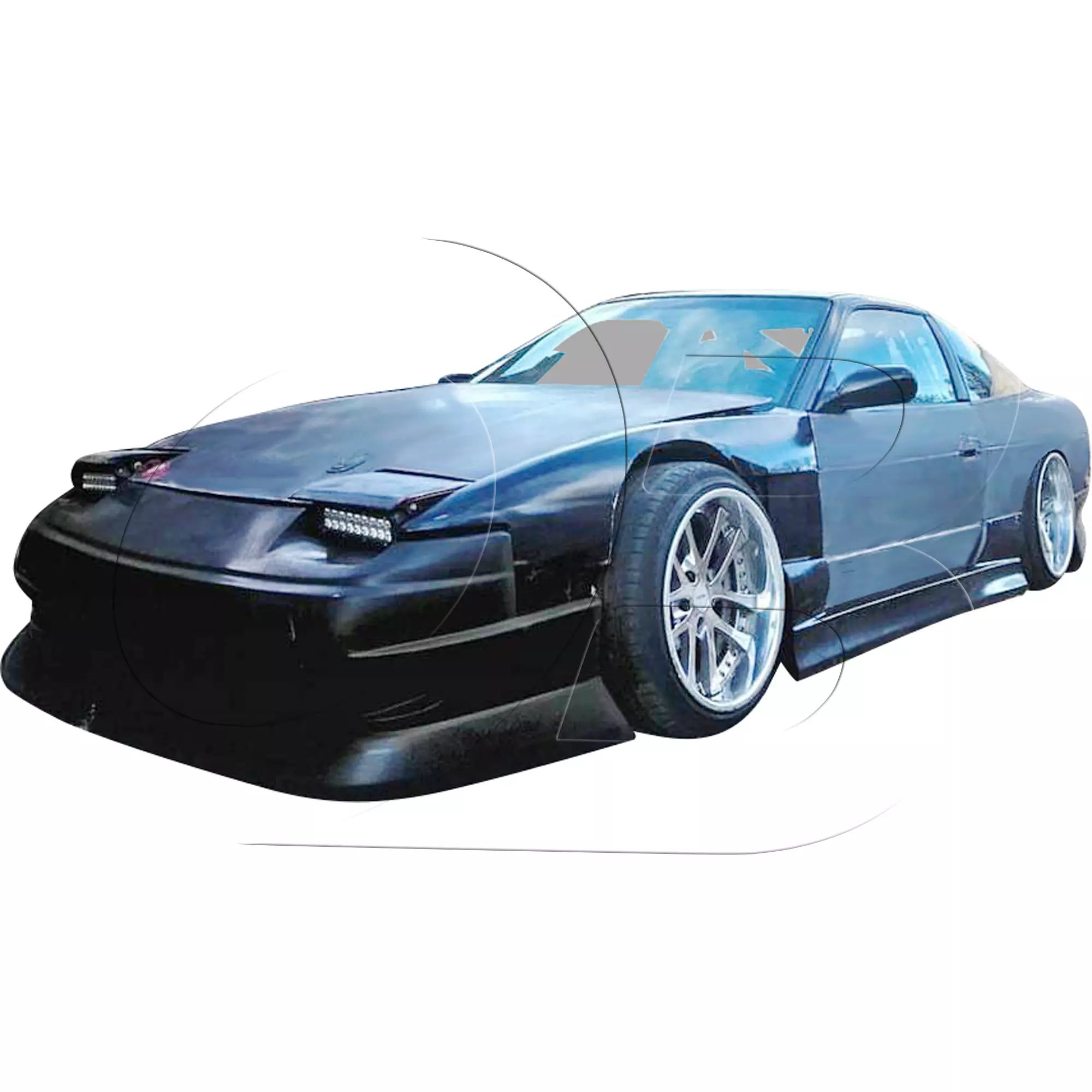 KBD Urethane Bsport2 Style 4pc Full Body Kit > Nissan 240SX 1989-1994 > 2dr Coupe - Image 76
