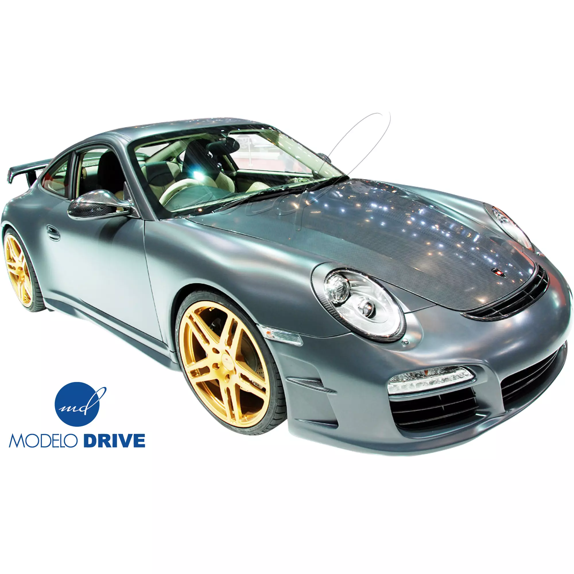 ModeloDrive FRP MASO Side Skirts > Porsche 911 997 2005-2011 - Image 1