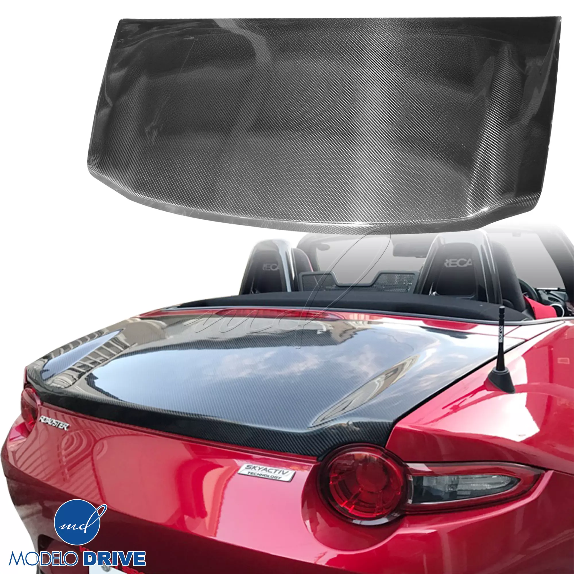 ModeloDrive Carbon Fiber Recessed Trunk > Mazda Miata (ND) 2016-2021 - Image 2