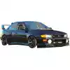 VSaero FRP MAT 22B Wide Body Fenders 5pc (rear) for Subaru Impreza GC8 1993-2001 > 4dr Sedan - Image 30