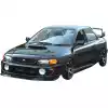 VSaero FRP MAT 22B Wide Body Fenders 5pc (rear) for Subaru Impreza GC8 1993-2001 > 4dr Sedan - Image 33