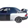 VSaero FRP MAT 22B Wide Body Fenders 5pc (rear) for Subaru Impreza GC8 1993-2001 > 4dr Sedan - Image 19