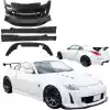 VSaero FRP AMU Body Kit 5pc for Nissan 350Z Z33 2003-2008 - Image 4