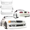 VSaero FRP TRAU Body Kit 4pc for Toyota Chaser JZX100 1996-2000 - Image 3