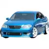 VSaero FRP VERT Front Bumper for Toyota Mark II JZX110 2000-2007 - Image 9