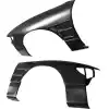 VSaero FRP DMA D1 Wide Body Fenders (front) 40mm for Nissan Silvia S13 1989-1994 - Image 8