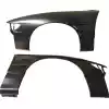 VSaero FRP DMA D1 Wide Body Fenders (front) 40mm for Nissan Silvia S13 1989-1994 - Image 1