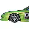 VSaero FRP DMA D1 Wide Body 30mm Fenders (front) for Nissan 240SX S14 1997-1998 - Image 19