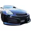 VSaero FRP IDES Havoc Front Bumper for Nissan 350Z Z33 2003-2008 - Image 2