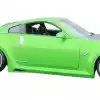 VSaero FRP IDES Havoc Side Skirts for Nissan 350Z Z33 2003-2008 - Image 5