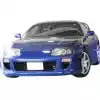 VSaero FRP SIGN Front Bumper for Toyota Supra JZA80 1993-1998 - Image 2