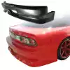 VSaero FRP VERT RIG Wide Body Rear Bumper for Nissan 240SX 1989-1994 > 3dr - Image 1