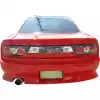 VSaero FRP VERT RIG Wide Body Rear Bumper for Nissan 240SX 1989-1994 > 3dr - Image 2