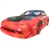 VSaero FRP VERT RIG Wide Body Front Bumper for Nissan 240SX 1989-1994 > 3dr - Image 2