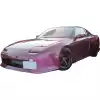 VSaero FRP VERT RIG Wide Body Fenders (front) 35mm for Nissan 240SX 1989-1994 > 3dr - Image 5