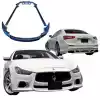 VSaero FRP WAL Body Kit 4pc for Maserati Ghibli 2013-2017 - Image 6