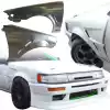 VSaero FRP DMA D1 Wide Body Fenders (front) 30mm for Toyota Corolla AE86 Levin 1984-1987 > 2/3dr - Image 21