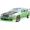 VSaero FRP DMA D1 Wide Body Fenders (front) 30mm for Toyota Corolla AE86 Levin 1984-1987 > 2/3dr - Image 3