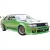 VSaero FRP DMA D1 Wide Body Fenders (front) 30mm for Toyota Corolla AE86 Levin 1984-1987 > 2/3dr - Image 17