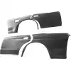 VSaero FRP CFAC Wide Body Fenders (rear) 4pc > Nissan Skyline R32 1990-1994 > 4dr Sedan - Image 2