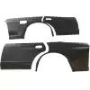 VSaero FRP CFAC Wide Body Fenders (rear) 4pc > Nissan Skyline R32 1990-1994 > 4dr Sedan - Image 3