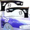 VSaero FRP SMAD Wide Body Fenders (front) 30mm for Nissan 240SX S14 1995-1996 - Image 1