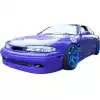 VSaero FRP SMAD Wide Body Fenders (front) 30mm for Nissan 240SX S14 1995-1996 - Image 2