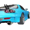 VSaero FRP RAME GT-AD Wide Body Fender Flares (rear) for Mazda RX-7 FD3S 1993-1997 - Image 13