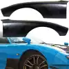 VSaero FRP RAME GT-AD Wide Body Fender Flares (front) for Mazda RX-7 FD3S 1993-1997 - Image 1