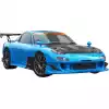 VSaero FRP RAME GT-AD Wide Body Fender Flares (front) for Mazda RX-7 FD3S 1993-1997 - Image 14