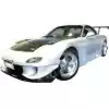 VSaero FRP RAME GT-AD Wide Body Cover for Fenders (front) for Mazda RX-7 FD3S 1993-1997 - Image 17