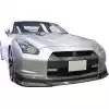 VSaero FRP CWE Front Lip Valance for Nissan GT-R GTR R35 2009-2012 - Image 4