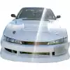 VSaero FRP BSPO Blister Wide Body Front Bumper for Nissan 240SX S14 1997-1998 - Image 11