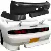 VSaero FRP BSPO Blister Wide Body Rear Bumper 3pc for Nissan 240SX S14 1995-1998 - Image 17