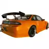 VSaero FRP BSPO Blister Wide Body Rear Bumper 3pc for Nissan 240SX S14 1995-1998 - Image 2