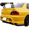 VSaero FRP VAR Rear Bumper for Mitsubishi Evolution EVO8 EVO9 CT9A 2003-2006 - Image 3