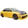 VSaero FRP VAR Rear Bumper for Mitsubishi Evolution EVO8 EVO9 CT9A 2003-2006 - Image 6