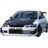 VSaero FRP VOLT 4pc Front Bumper for Mitsubishi Evolution EVO8 EVO9 CT9A 2003-2006 - Image 23