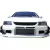 VSaero FRP VOLT 4pc Front Bumper for Mitsubishi Evolution EVO8 EVO9 CT9A 2003-2006 - Image 24