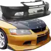 VSaero FRP VOLT 4pc Front Bumper for Mitsubishi Evolution EVO8 EVO9 CT9A 2003-2006 - Image 1