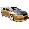 VSaero FRP VOLT 4pc Front Bumper for Mitsubishi Evolution EVO8 EVO9 CT9A 2003-2006 - Image 2