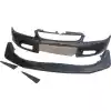 VSaero FRP VOLT 4pc Front Bumper for Mitsubishi Evolution EVO8 EVO9 CT9A 2003-2006 - Image 5