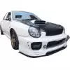 VSaero FRP LSPO WRC Wide Body Tapered Fender Flares (rear) 5pc for Subaru Impreza WRX 2002-2007 > 4dr Sedan - Image 25