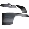 VSaero FRP LSPO WRC Wide Body Tapered Fender Flares (rear) 5pc for Subaru Impreza WRX 2002-2007 > 4dr Sedan - Image 3