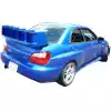 VSaero FRP LSPO WRC Wide Body Tapered Fender Flares (rear) 5pc for Subaru Impreza WRX 2002-2007 > 4dr Sedan - Image 14