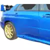 VSaero FRP LSPO WRC Wide Body XL Fenders (rear) 5pc 50mm for Subaru Impreza WRX 2002-2007 > 4dr - Image 32